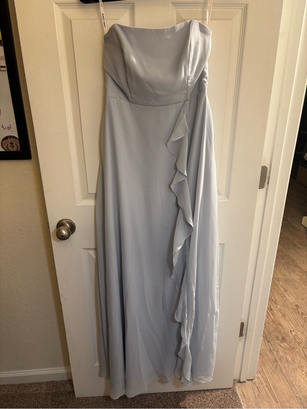 Birdy Grey ‘Ice Blue’ Strap or strapless Ruffle Dress